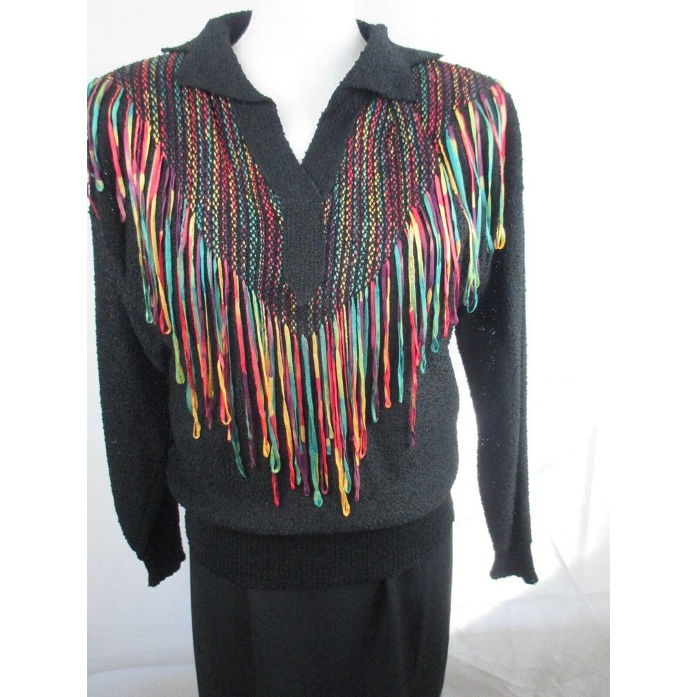 Manra & Mei M Mary Sui Sweater Knit OOAK Thread Clothing Art